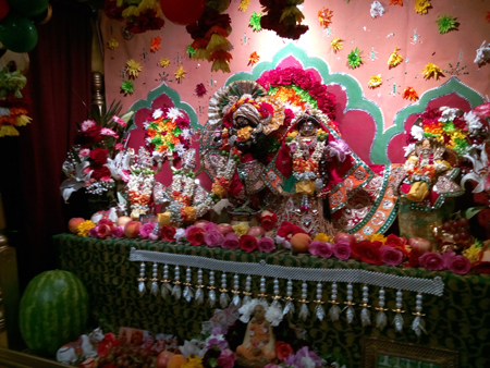 Krishna ashtami Function in Brampton ISCKON Temple