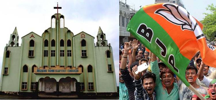 Church Orders to Choose between Cross & TriShul… Eastern India Votes for Lotus