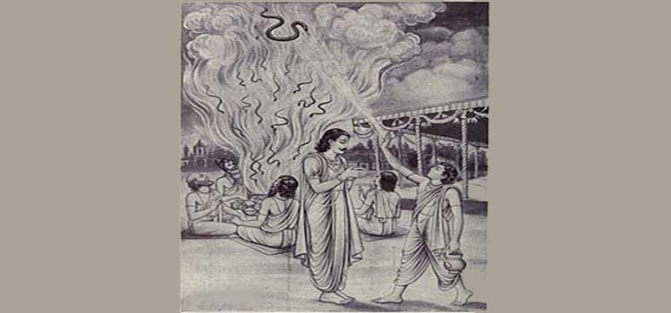 53. Lord Indra protects Takshaka