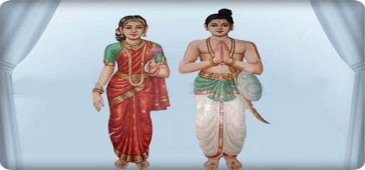 Thirumangai alwar & Kumudha Valli Thayar