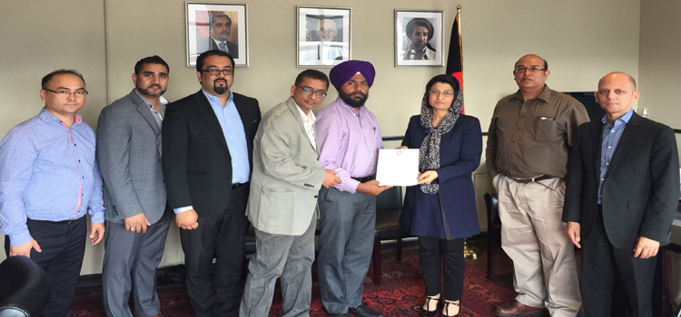 Afghanistan Consulate Meeting to Express support for its people & seeking protection for Hindu-Sikh community