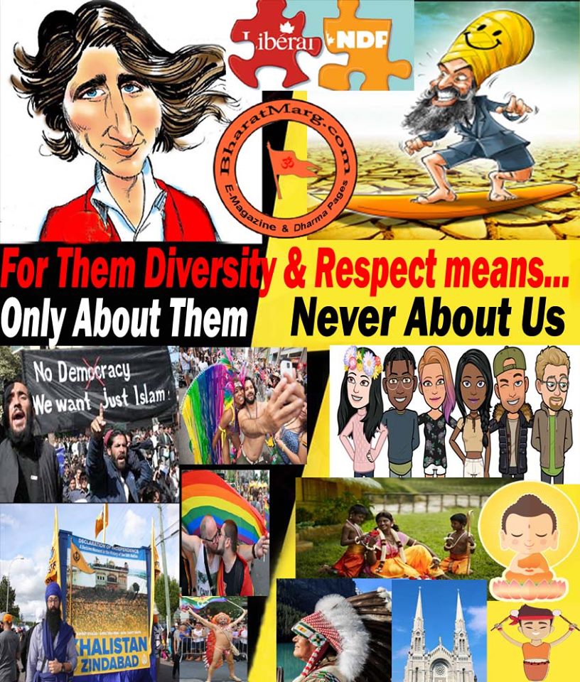 For them diversity and respect means, only about them, never about us