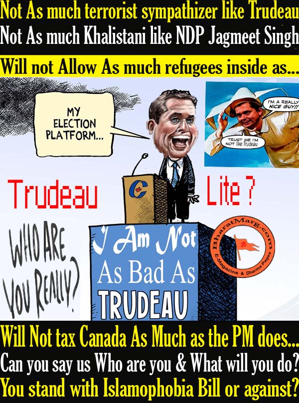 Trudeau Lite? Who are you really Mr Andrew Scheer ?