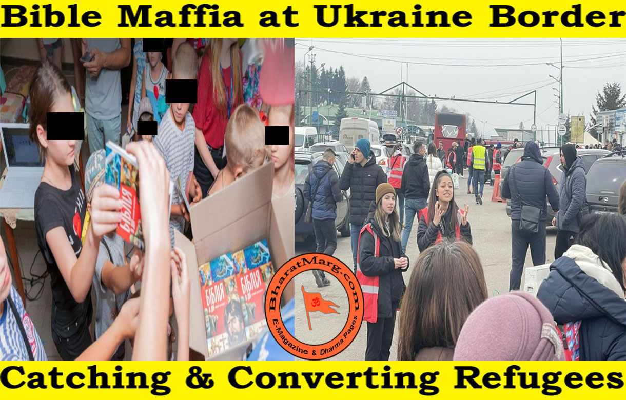 Bible Mafia at Ukraine Border Catching & Converting Refugees