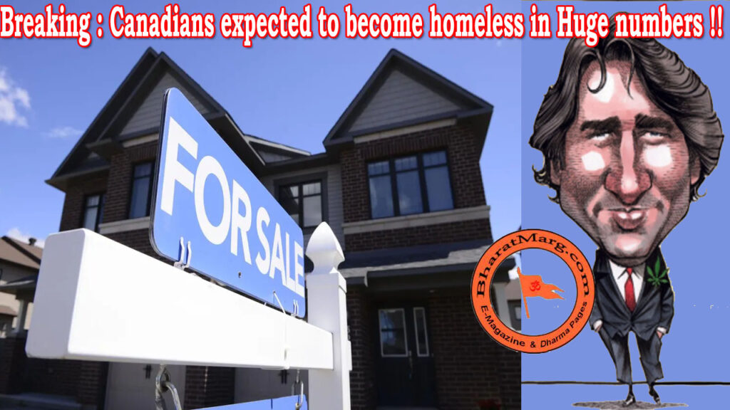Breaking : Canadians becoming homeless in Huge numbers !!
