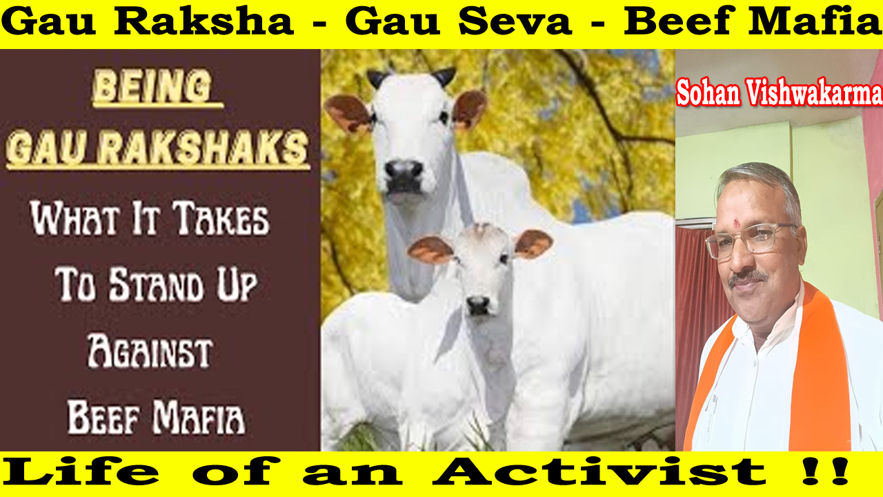 Gau Raksha – Gau Seva – Beef Mafia : Life of an Activist !!